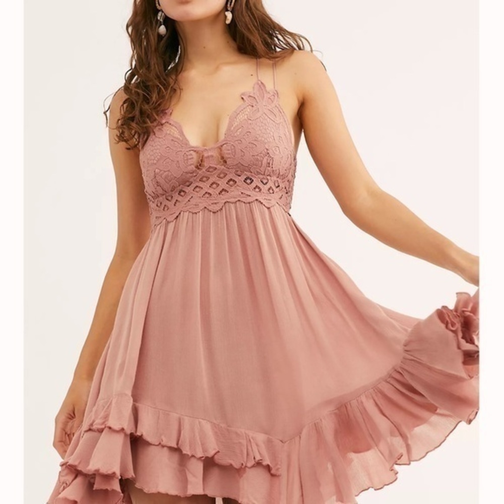 Free people One Adella Slip mauve